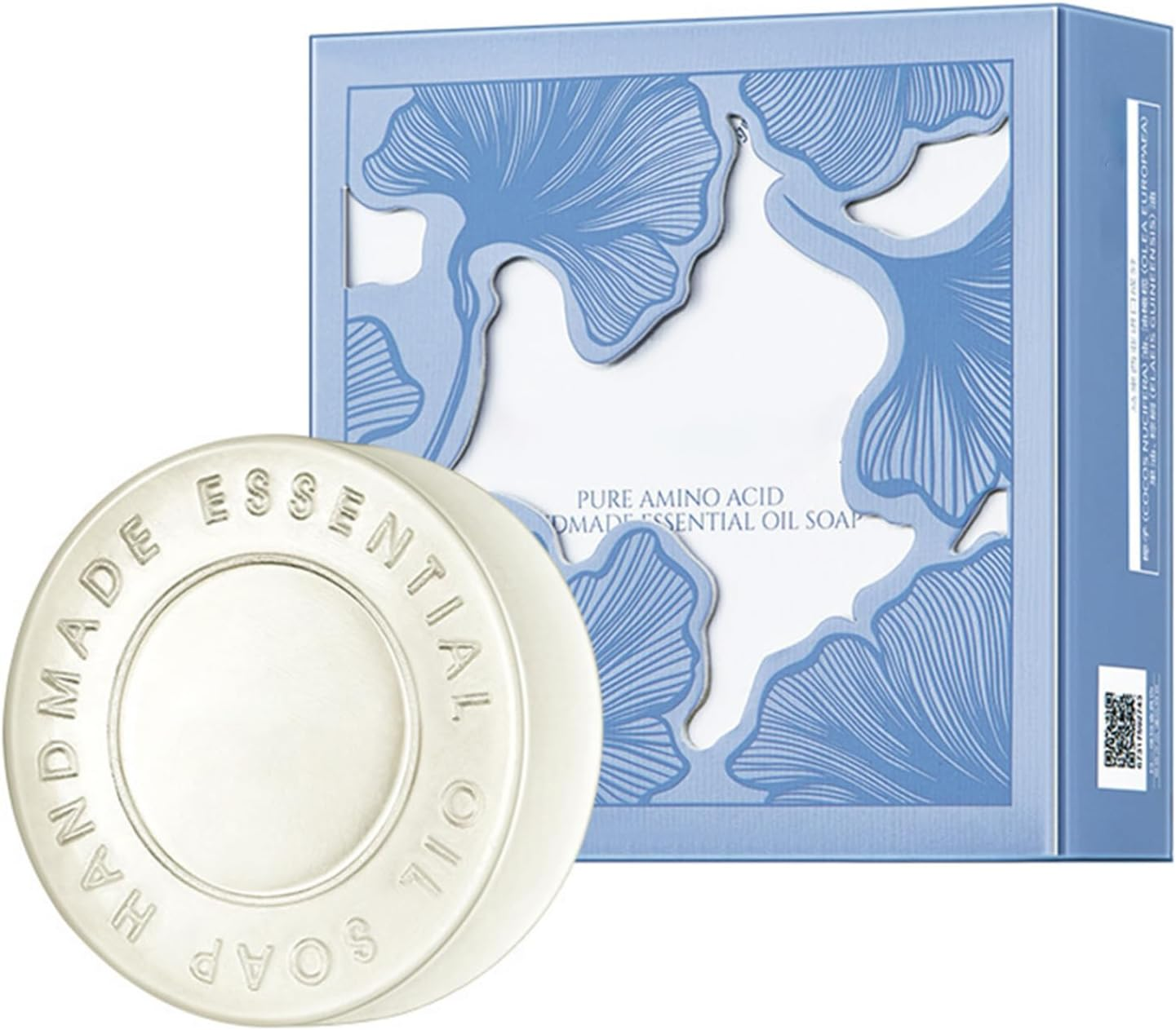 Yhong Organic Coconut Oil Soap Bar Handcrafted for Dry Sensitive Skin Hydration White One Size image number 6