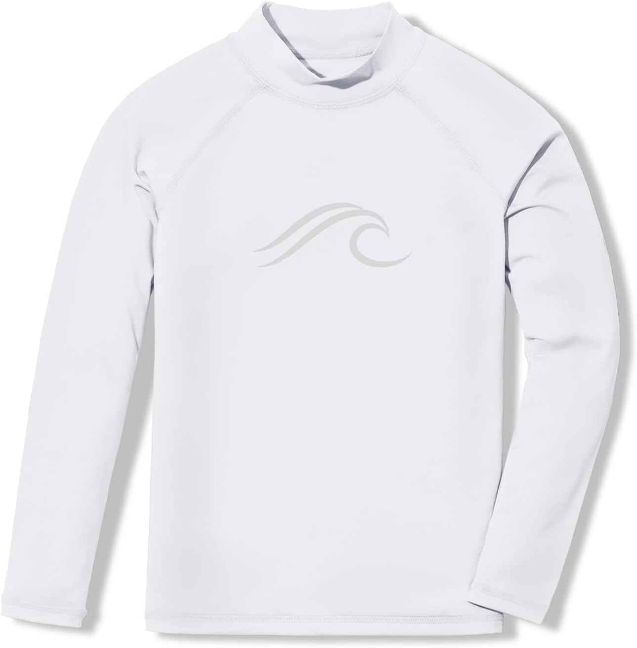 ATHLIO Kids Long Sleeve Rash Guard Swimsuit, UV/SPF Water Beach Surf Swim Shirts, UPF 50+ Sun Protection Swimwear Top