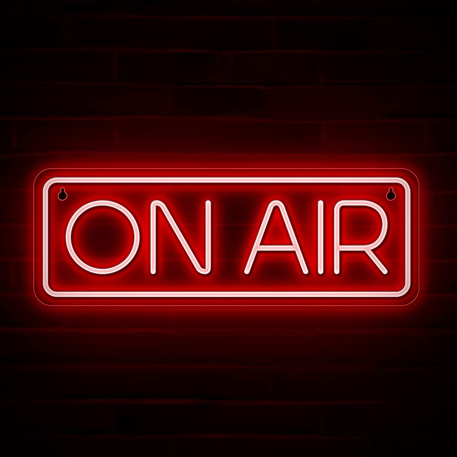 Lumoonosity on Air Sign - Live on Air Neon Sign for Twitch, Tiktok, Youtube Streamers/Gamers - Live Streaming/Recording Light Sign &ndash; Red Cool Led Signs for Studio, Wall, Bedroom, Game Room Decor