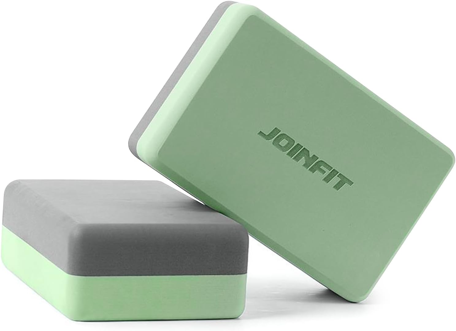 Yoga Blocks 2 Pack, High Density 23 X 15 X 8 Cm, (Set of 2) EVA Yoga Bricks,Lightweight Fitness Foam Bricks, Anti-Slip,Soft,For Yoga,Pilates,Gym Practice,Flexibility,Backbends,Improve Balance image number 2