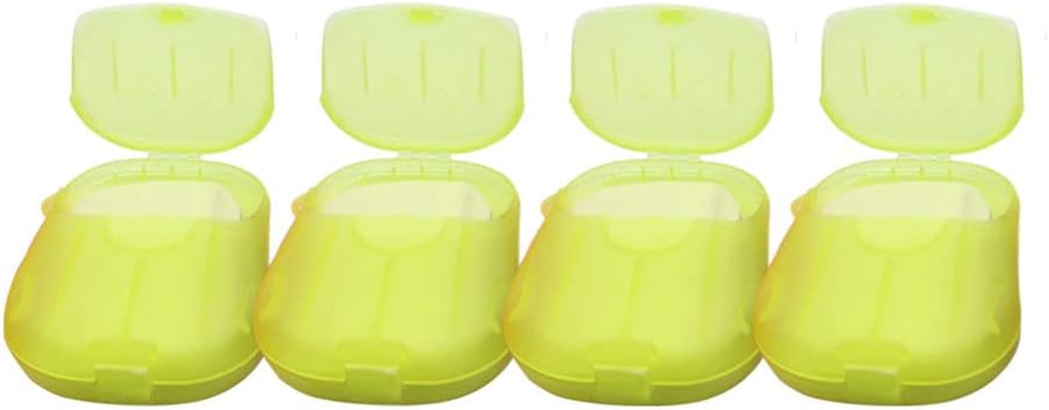 Gadgetime USA Paper Soap Sheets 4 Pack (20 Sheets/Pack) - Portable Disposable Travel Paper Soap Sheets, Foaming Hand Washing Scented Bath Slice Soap Sheets for Indoor and Outdoor (Violet)