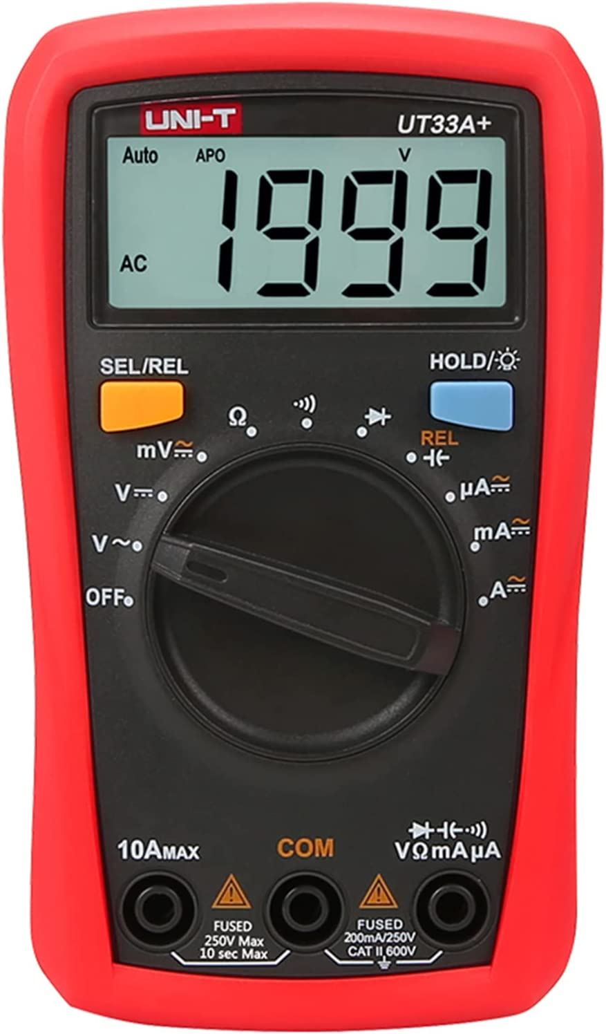 Uni-T UT33A+ Auto-Range Palm Size Digital Multimeter image number 5