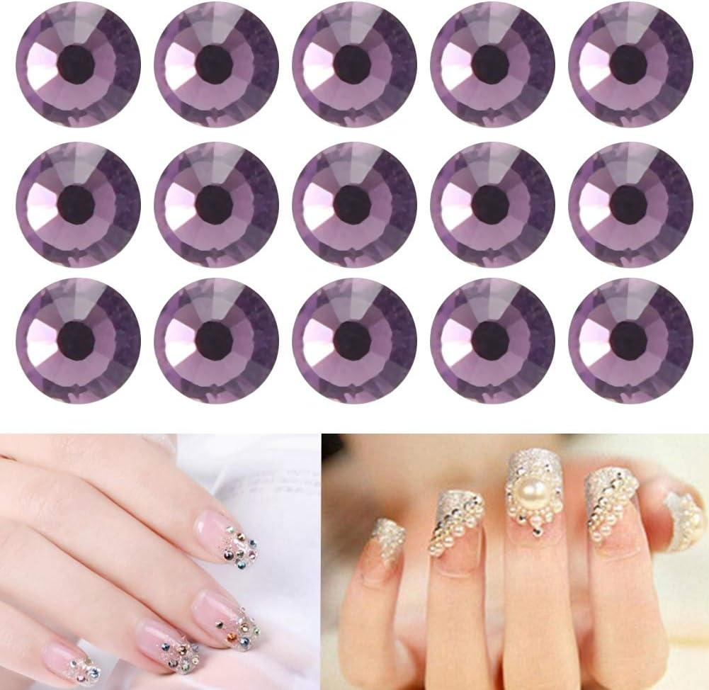 Rhinestones, DIY Glass Rhinestones, High?Quality Materials Can Be Glued Mobile Phone Decoration Home Decoration for Home Clothing Accessories Nail Decoration image number 6