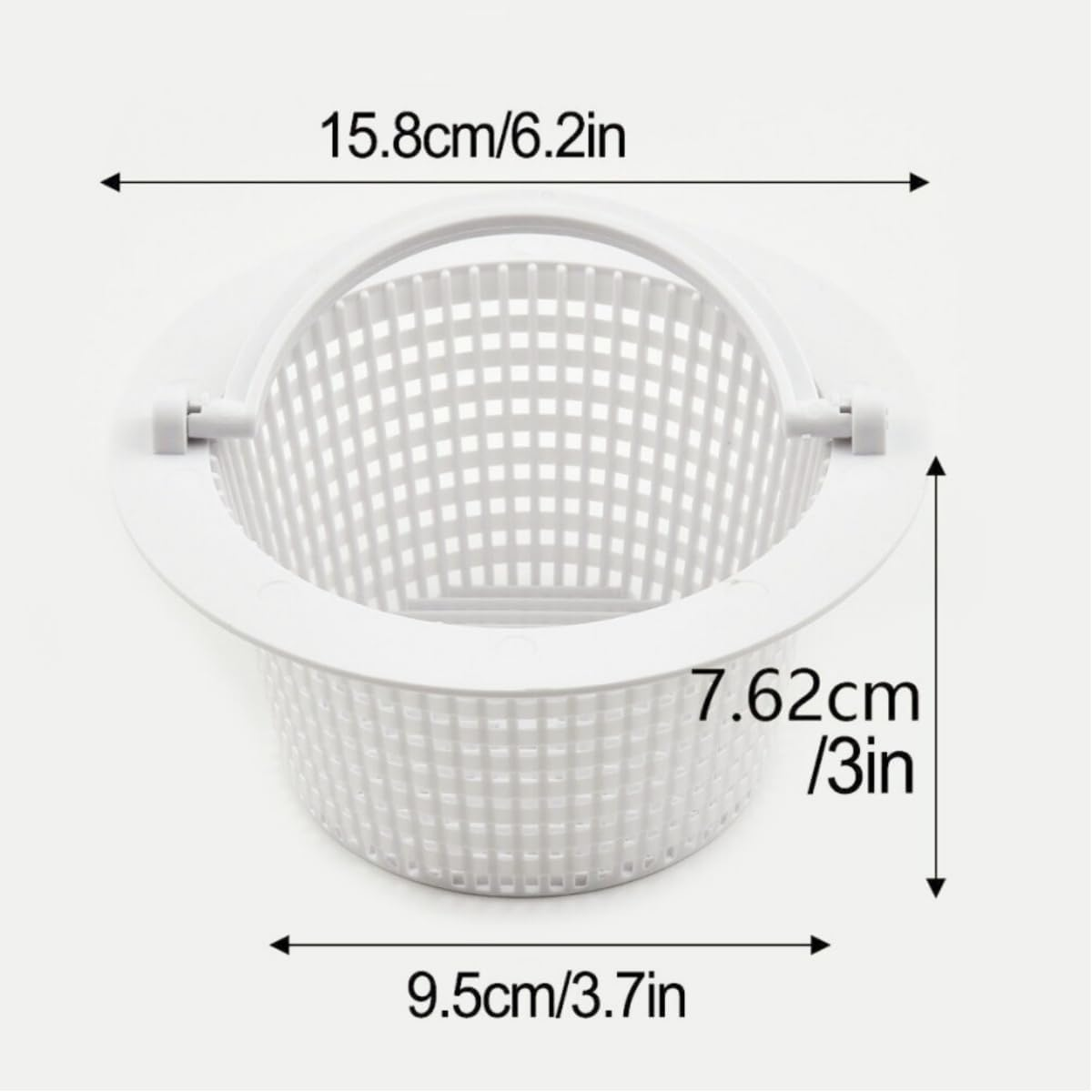 WADY 2 Pcs Skimmer Basket Pool Skimmer Swimming Pool Pump Basket Swimming Pool Filter Pool Supply Filter Basket for Pool Swimming Pool Accessory Pool Gadget Pool Basket (2) image number 2