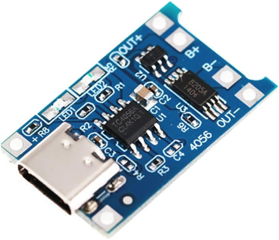 2X TP4056 1A Lithium Battery Charging Board Module 1A with Protection Type-C