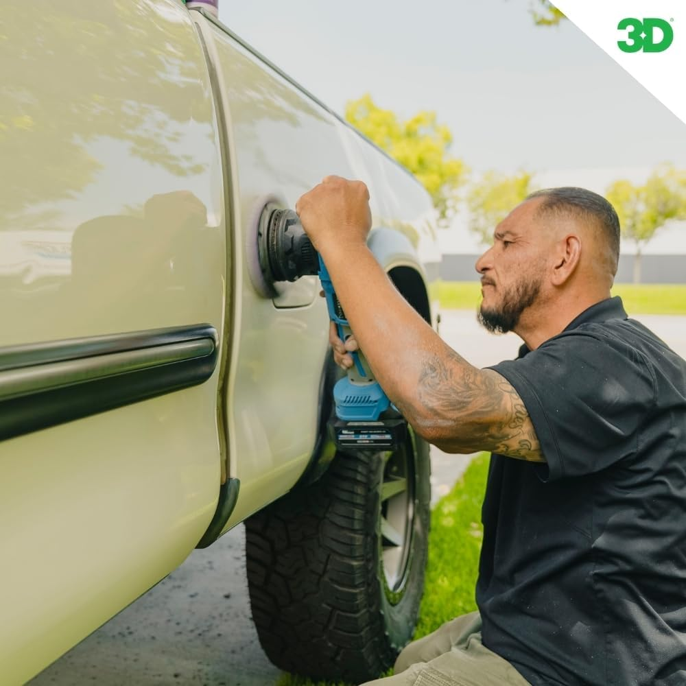 3D Speed All in One Polish/Wax - 16 Oz. | Clear Coat Car Polish and Wax in One | Paint Protection, Swirl Correction | Made in USA | All Natural | No Harmful Chemicals