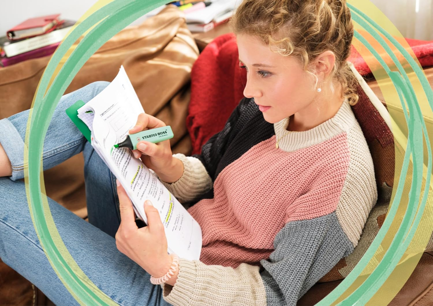 STABILO BOSS ORIGINAL Pastel - Wallet of 4 - Assorted Colours image number 6