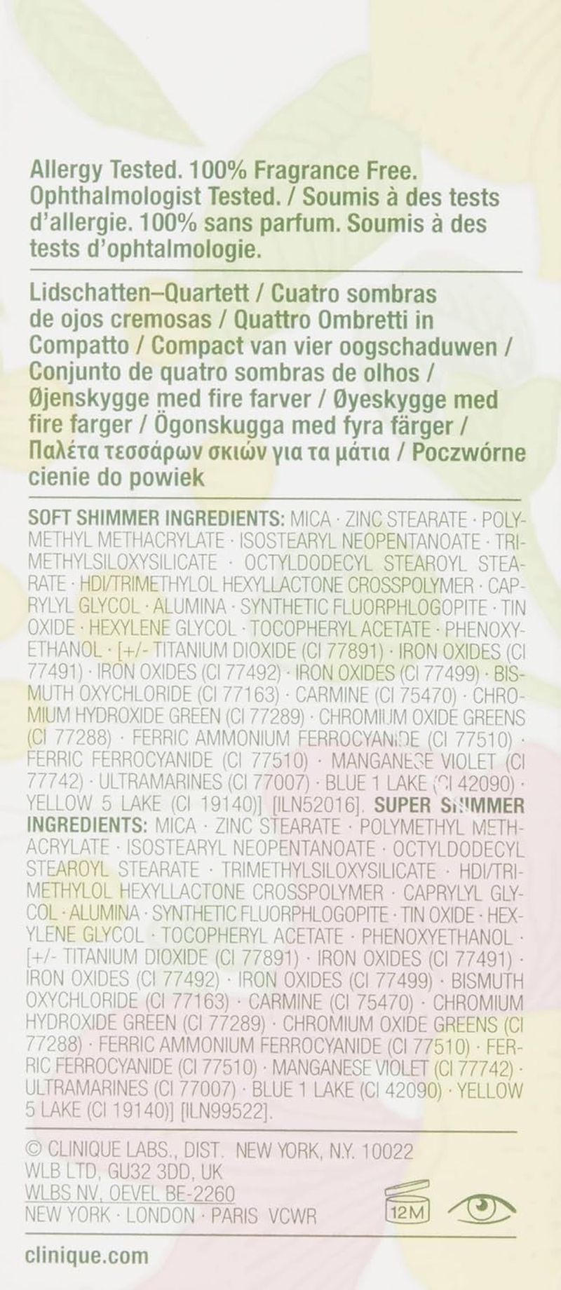 Clinique All about Shadow Quad 06 Pink Chocolate 3.3G - Ab Pink Chocolate - Shimmer image number 6