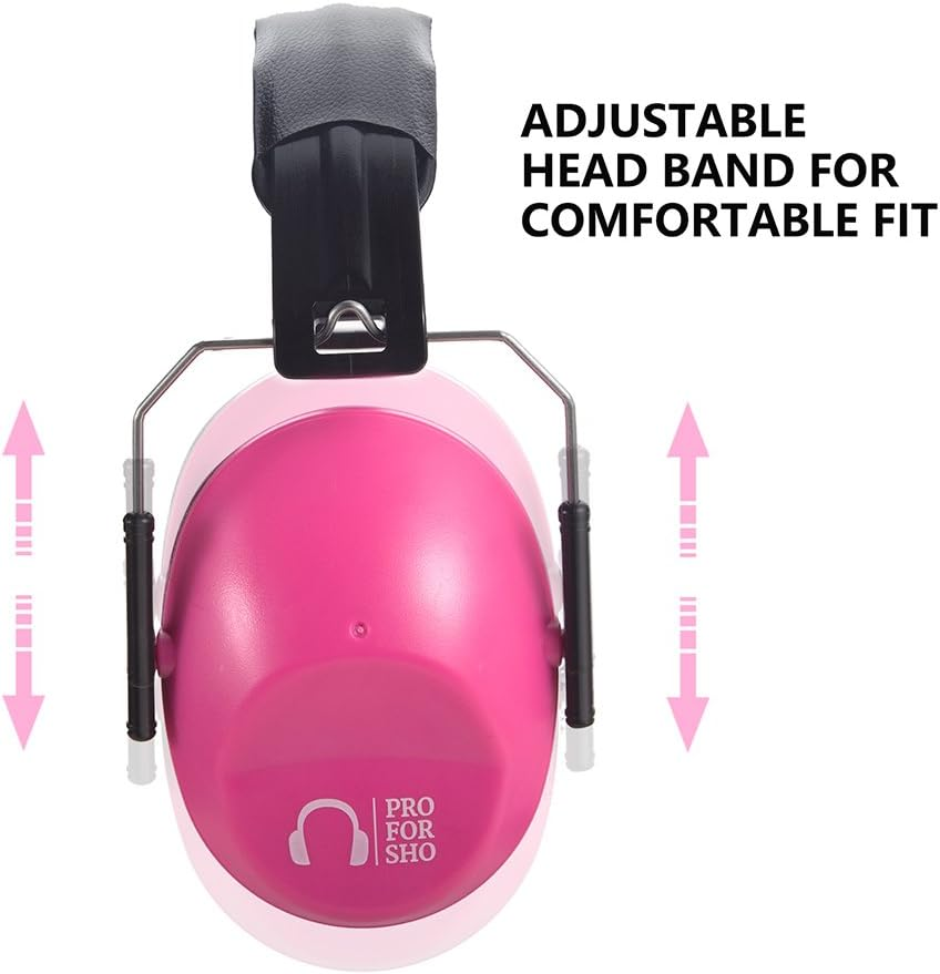 Pro for Sho 34Db NRR Hearing Protection Ear Muffs - Highest NRR in Compact Design, Noise Cancelling Headphones for Adults and Kids, Sensory Autism Ear Protection for Shooting, Gun Range, Mowing, Work image number 2