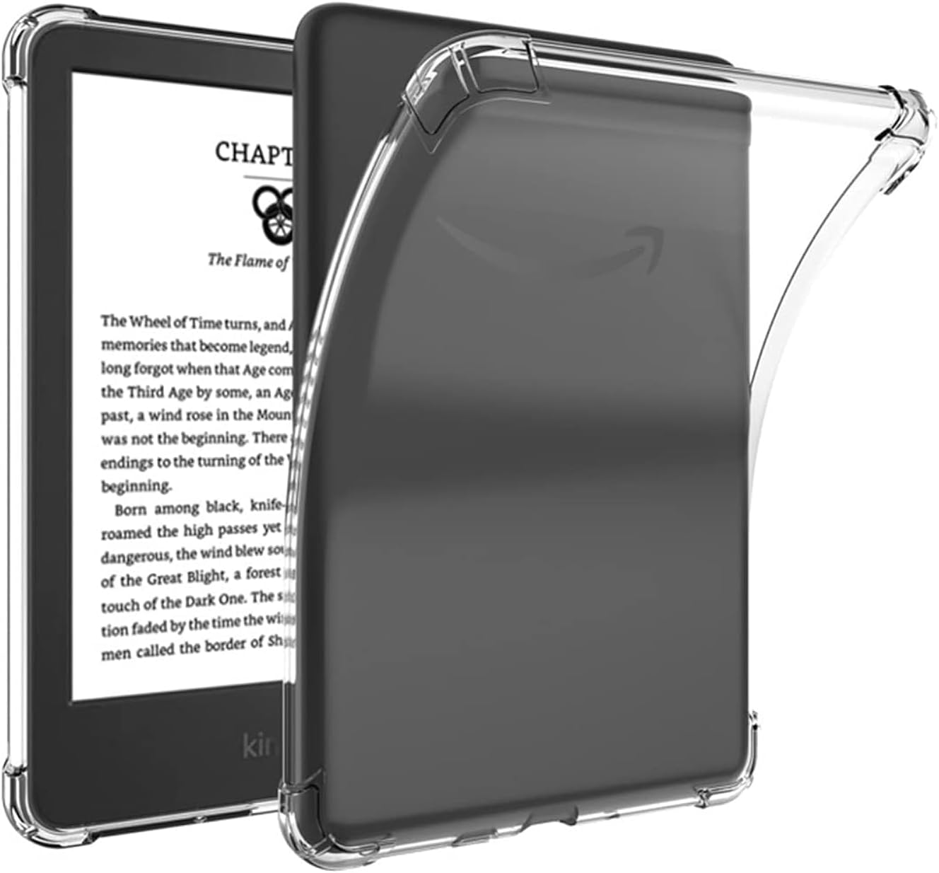 T Tersely Crystal Clear Case Cover for All-New Kindle 11Th Generation 2024/2022 Release, 6 Inch, Shockproof Thin Silicone Case (Transparent) image number 1