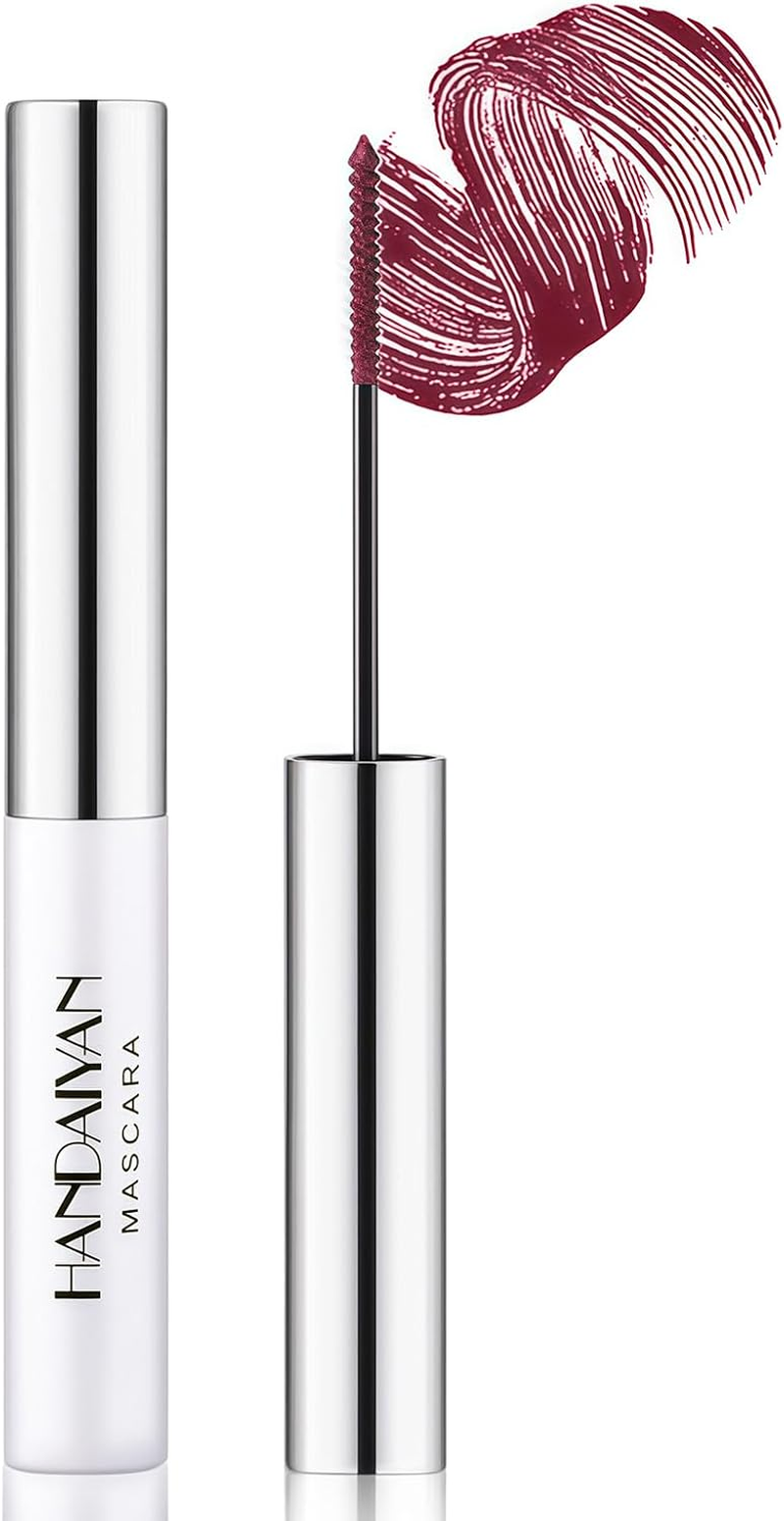 YBUETE Blue Mascara, Colorful Mascara for Cosplay Party Eye Makeup, Long-Lasting Waterproof Colored Mascara Makeup, Long & Thick Curling Mascara, Colorful Mascara Eye Makeup Present for Women