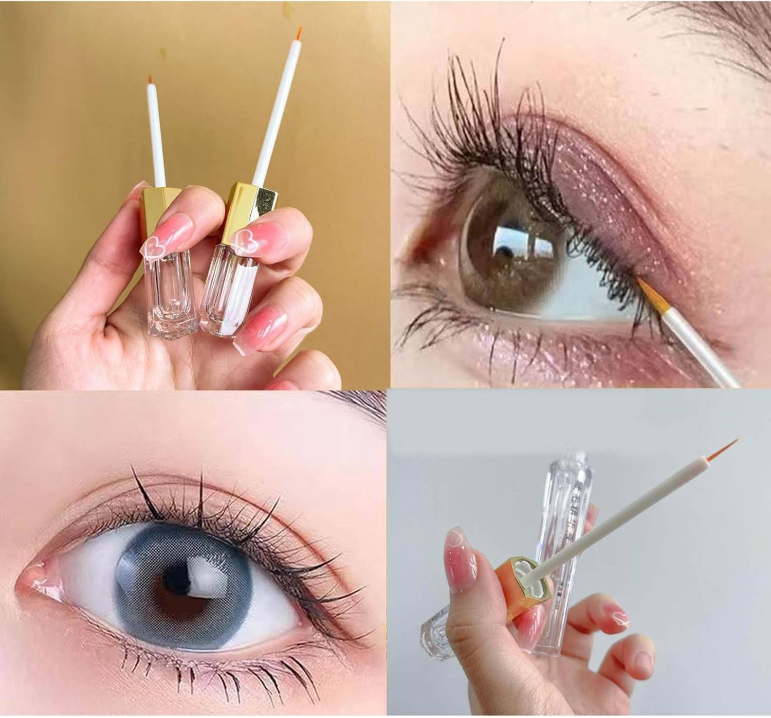 Yhong 3Ml Natural Lash Serum Nourishing Eyelash Growth Enhancer for Women Girls Daily Conditioning Care White One Size image number 3