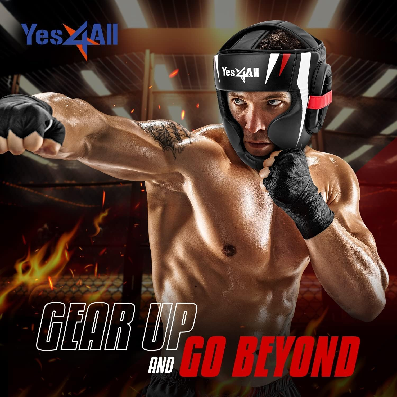 Yes4All Headgear Full Face - B. Large image number 6