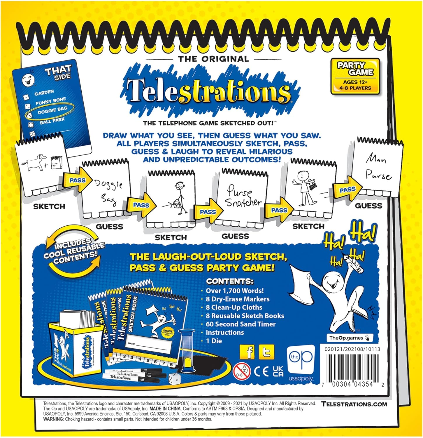 Goliath PG000264 Crown & Andrews Telestrations Party Board Gamecard Game image number 5