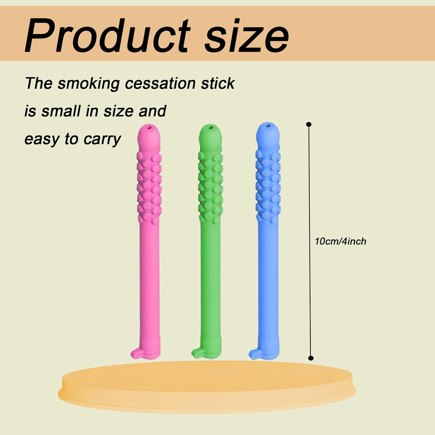 Chewable Essential Oil Breath Stick, 3PCS Chewable Breather Stick for Fresh Breath, Portable Breath Freshener with Replacement Cores and Storage Box, Improving Your Habits of Biting Pen and Smoking image number 1