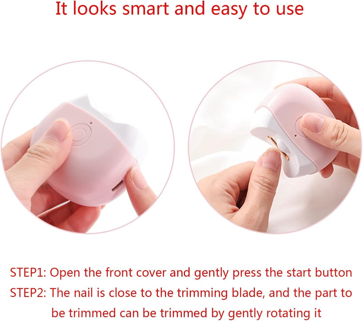 Electric Toenail & Fingernail Trimmer Grinder for Thick Nails - Effortless Nail Care for Adults Toes Men Women image number 4