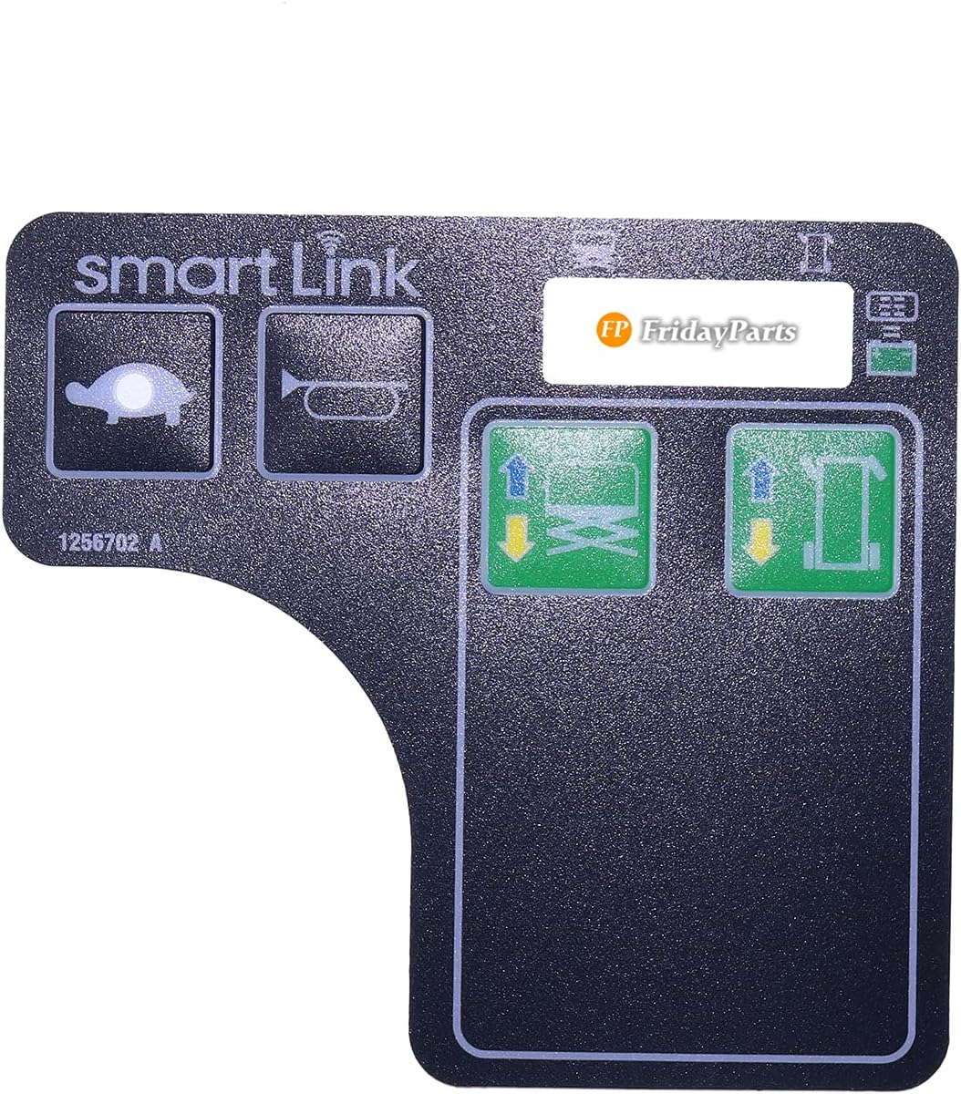 Fridayparts Replacement Control Box Decal 1256702 1256702GT Compatible for Genie GS-1530 GS-1532 GS-1930 GS-2032 GS-2046 GR-12 GR-15 QS-12R