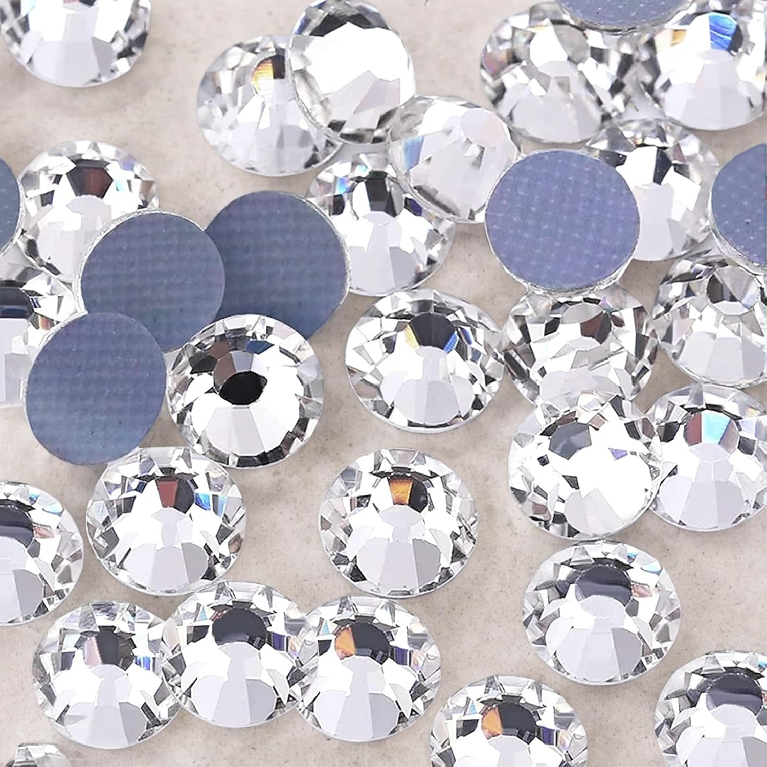 1440 Pieces Hotfix Rhinestones Ss20/5Mm Clear Flatback Crystal Rhinestones for Craft Decorations, Clothing, Shoes, Compatible with Household Iron - Unron image number 1