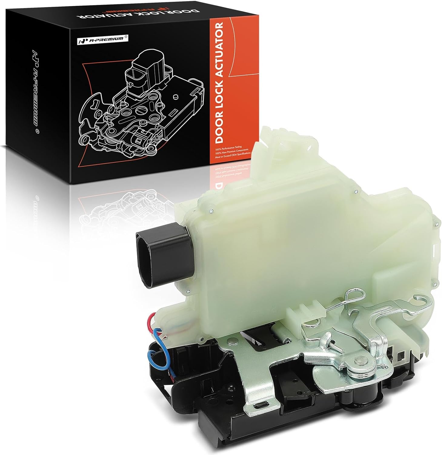 A-Premium Door Latch Lock Actuator Compatible with Volkswagen Vehicles - Beetle 1999-2010, Golf 1999-2006, GTI 2006-2007, Jetta 2000-2005, Passat 2000-2005 - Front Left Driver Side