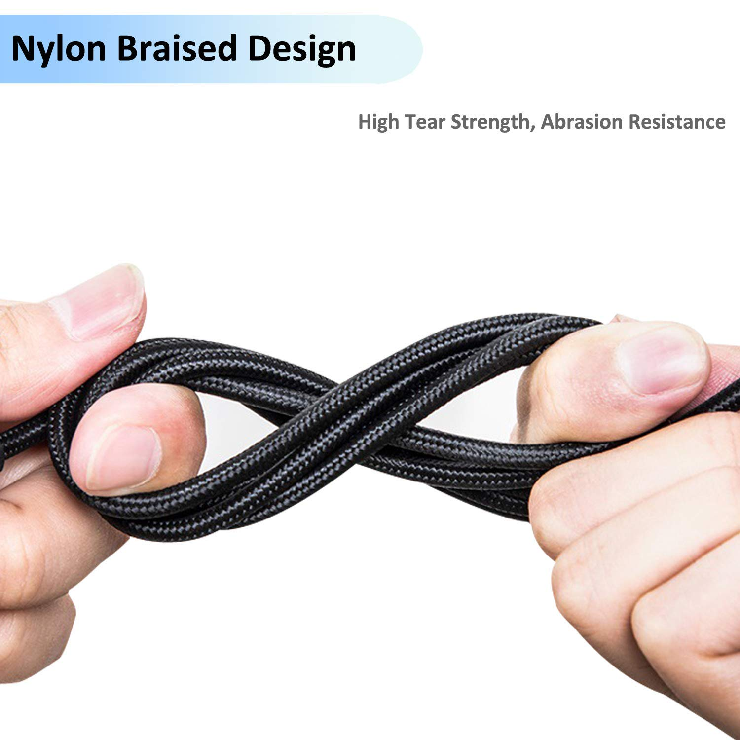 Azddur Replacement Audio Cable for Steelseries Arctis 3, Arctis Pro Wireless, Arctis 5, Arctis 7, Arctis Pro Gaming Headset 2M/6.5 Feet image number 3