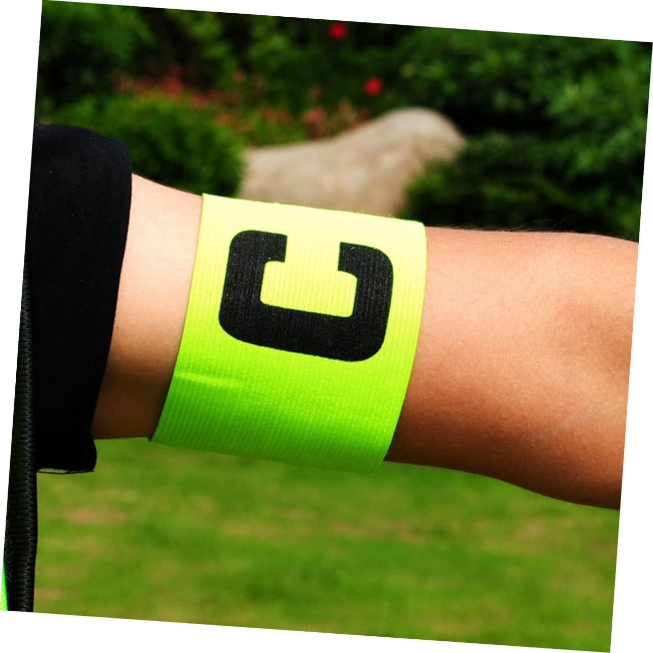 Soccer Captain Adjustable Armband Kids Basketball Kids Soccer Sports Accessories Soccer Captain Armband C Captain Armband Vice Captain Armband Soccer Armband - 5 Colors per Pack image number 1