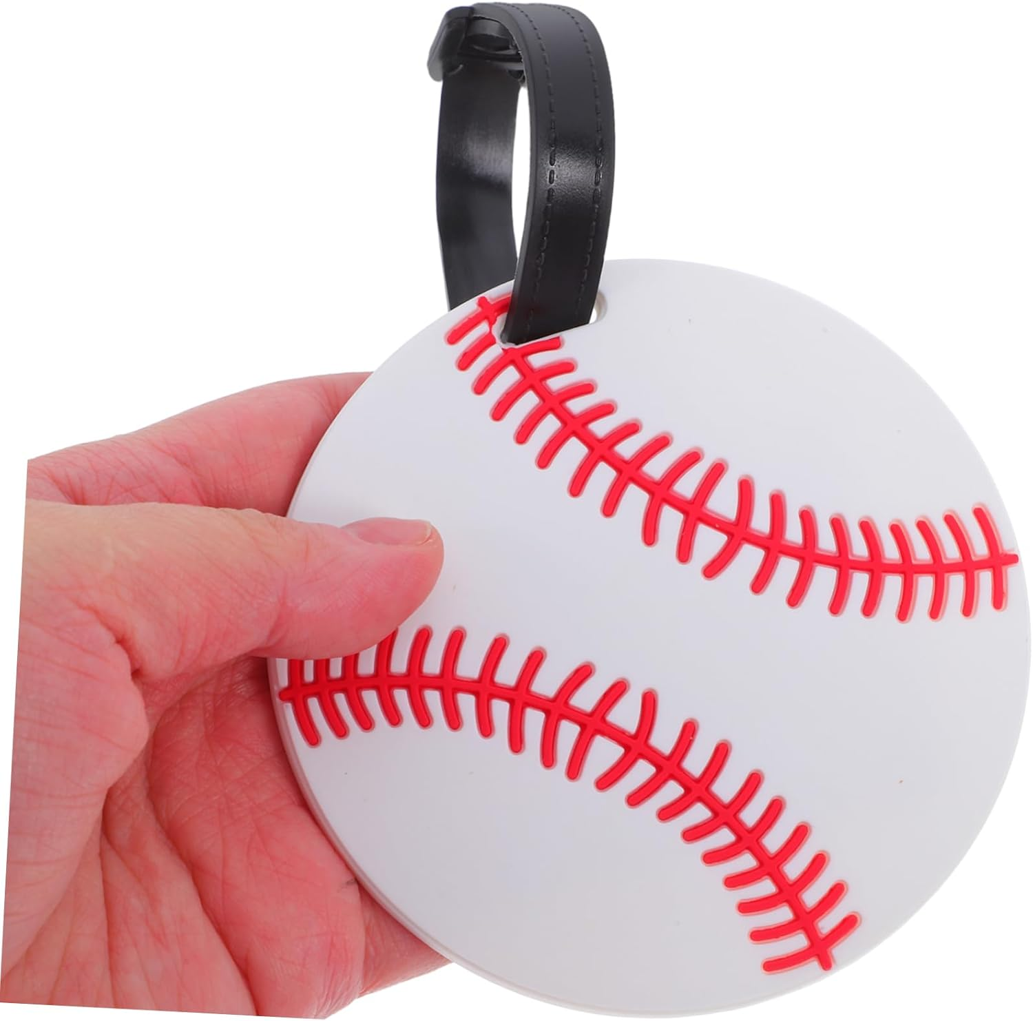 PACKOVE 5Pcs High Elasticity Ball Luggage Tags Volleyball Party Favors Playground Equipment Travel Tags image number 1