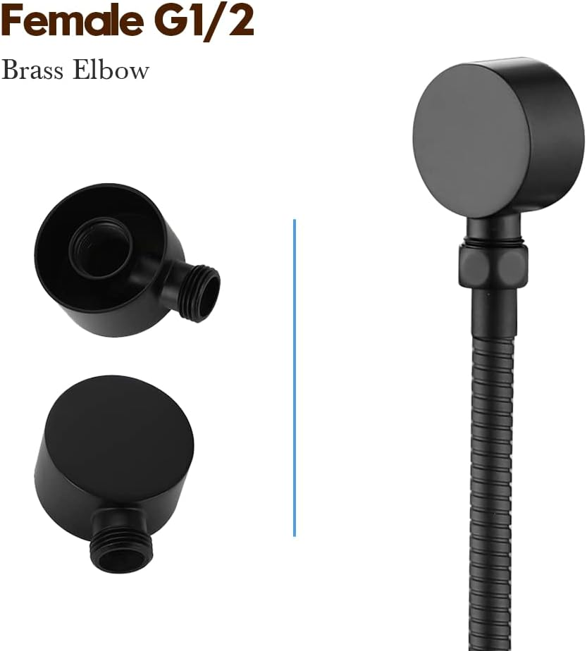 Decaura Shower Rail Set 3-Function Hand Held Shower Head Adjustable Slide Bar - Set A Chrome image number 4