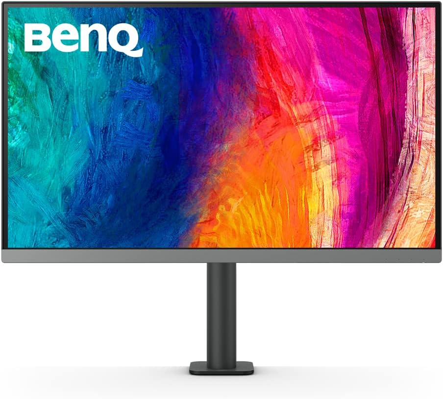 Benq PD2706UA Ergo Arm 27" 4K UHD | 99% Rec.709 & Srgb, 95% P3 | IPS | Built-In Ergo Mount | Iccsync | Uniformity | Delta E&le;3 | Calibration Report | AQCOLOR | Pantone | Usb-Hub | USB-C (90W) image number 4