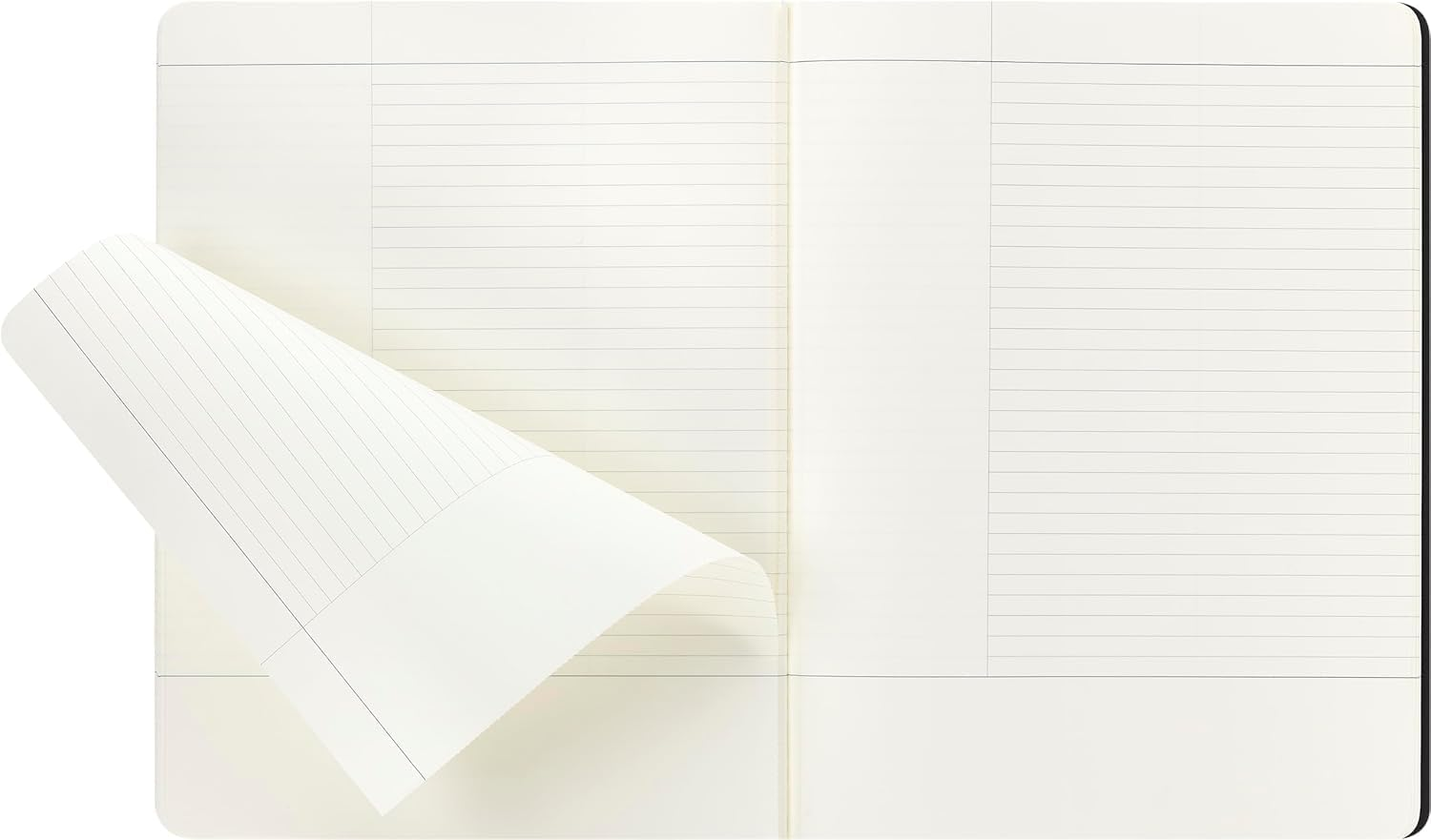 Moleskine - Cahier Subject Journal - Set of 2 - Extra Large - Black & Cranberry Red image number 4