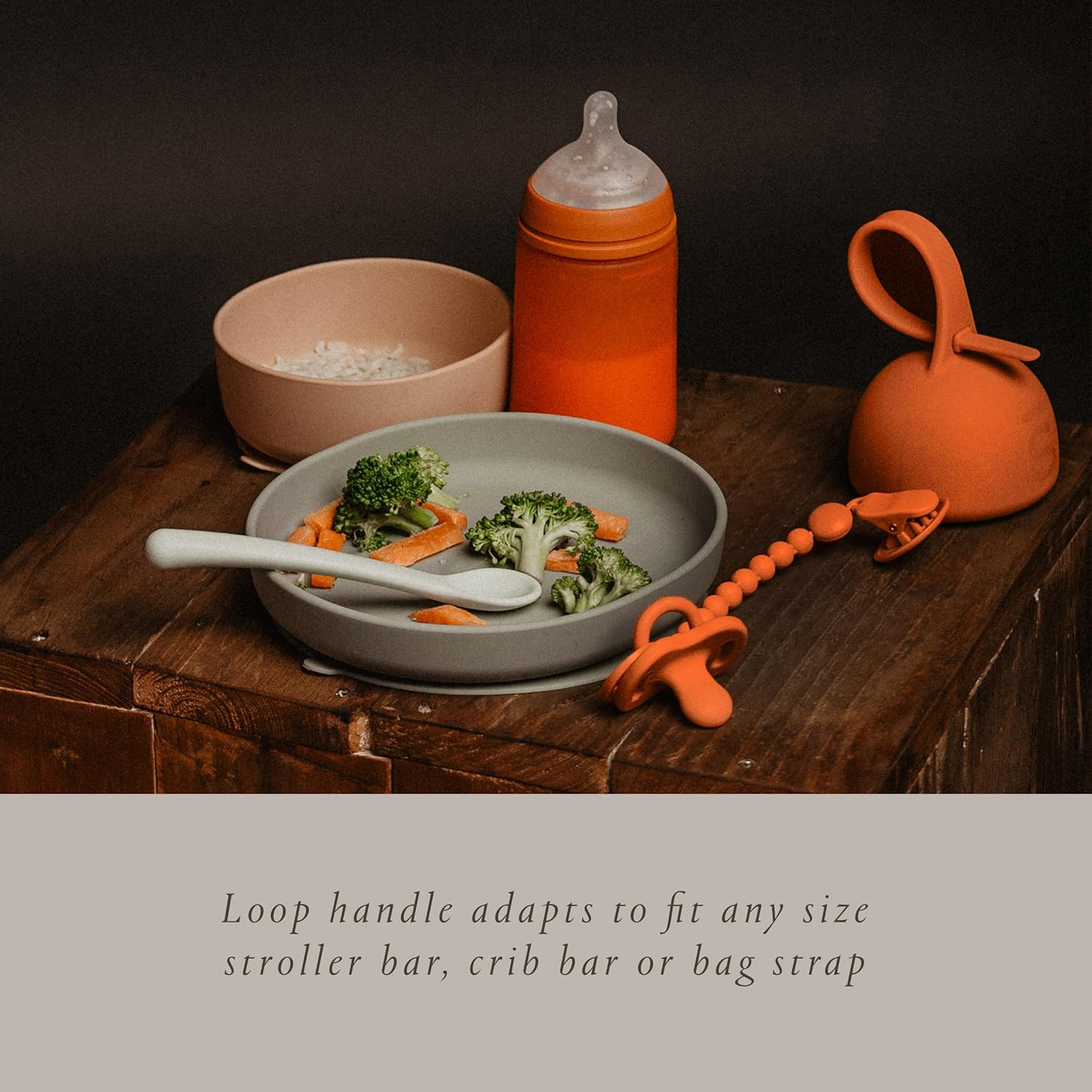 Suavinex Silicone Soother Holder Case, Color Essence Green image number 2