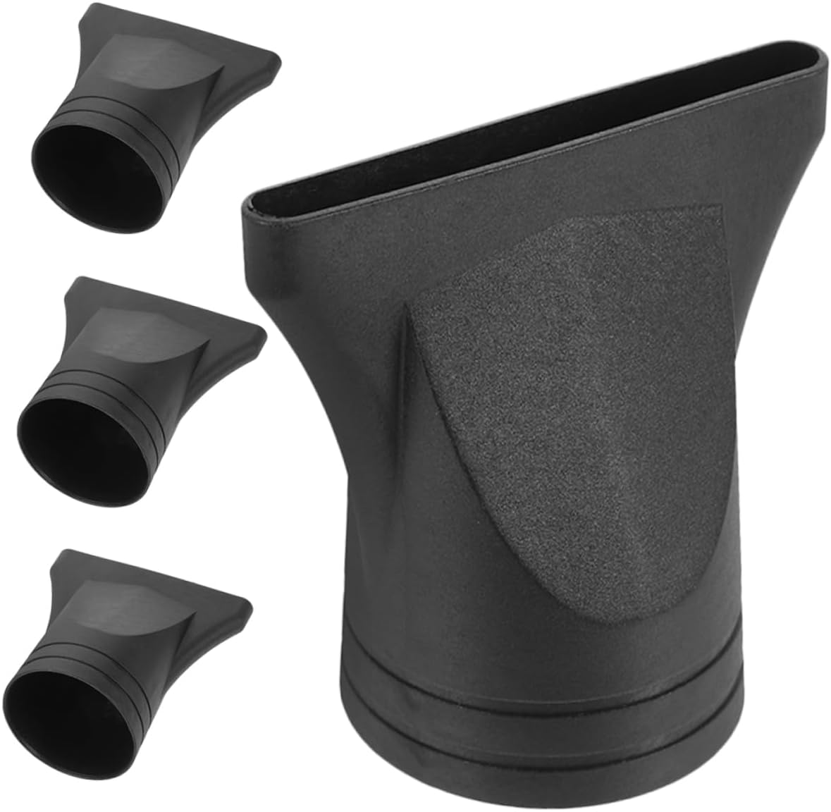 DEARMAMY 4Pcs Universal Hair Dryer Attachments Narrow Concentrator and Diffuser Nozzles for Styling Compatible Most Blow Dryers Professional Hair Accessories image number 4