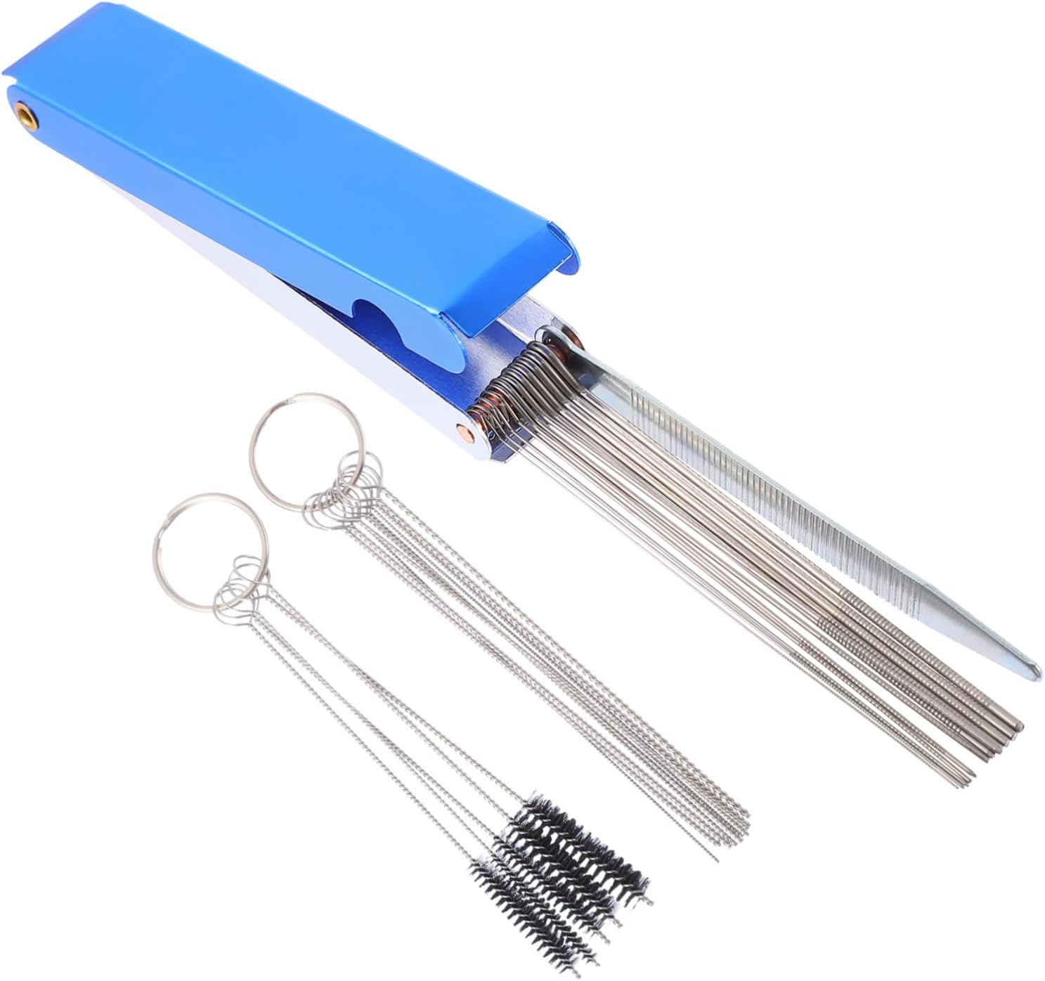 NOLITOY Cleaning Tool Brush 3 Sets for Motorcycle Fuel System Cleaning and Carbon Removal image number 1