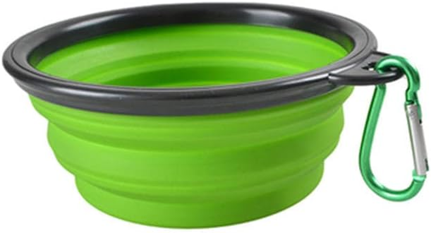 AIMALL Portable Foldable Pet Bowl Collapsible Silicone Food Water Feeder Dog Cat Cup, Easy to Carry for Outdoor Activities