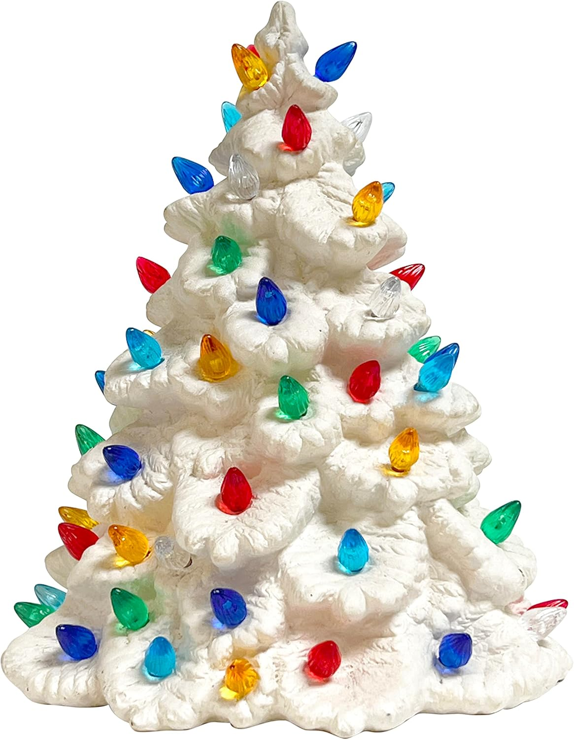 National Artcraft Small Twist-Style Ceramic Christmas Tree Light Ornaments - (144/Pack) image number 6