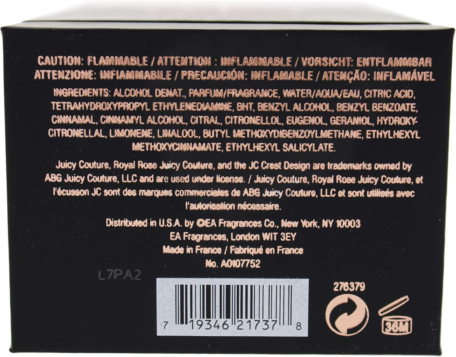 Juicy Couture Juicy Couture Royal Rose Eau De Parfum, 100Ml image number 3