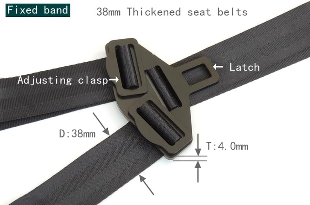 Universal Child Seat Restraint Anchor Mounting Kit for ISOFIX Belt Connector Latch Interface Bracket image number 5
