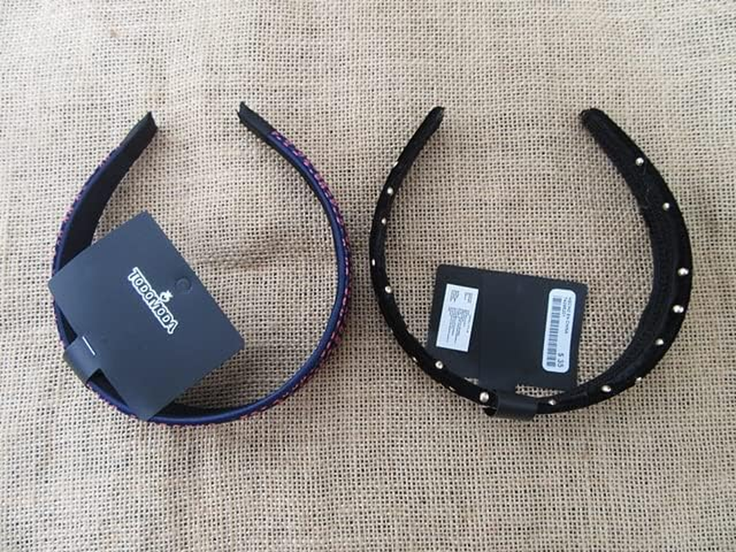12Pcs New Various Headband Hair Bands Hair Hoops Assorted image number 3