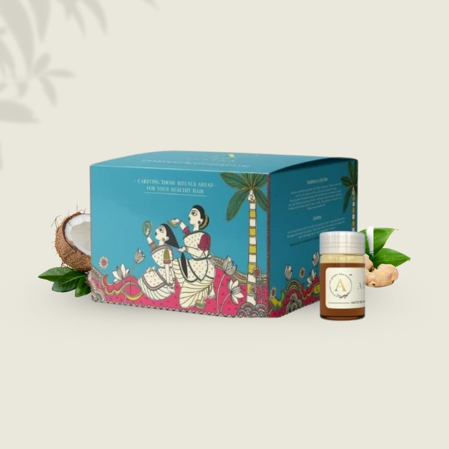 Adhyay Overnight Scalp Oil| 6 Week Therapy Enriched with Goodness of Almond, Turmeric, Onion and Blackseed! image number 2