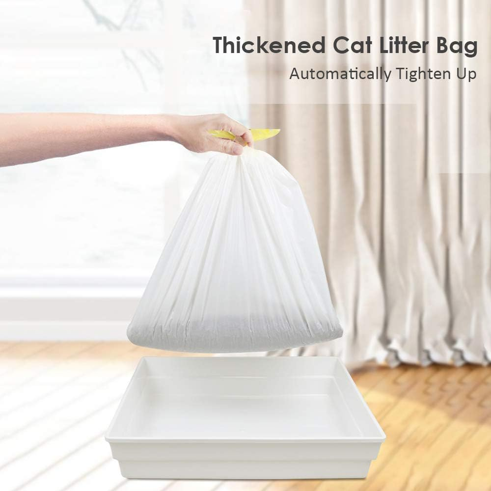 Cat Litter Filter Bag Drawstring Litter Sifting Liners Kit Waste Litter Box Liners Type 2 & L image number 3