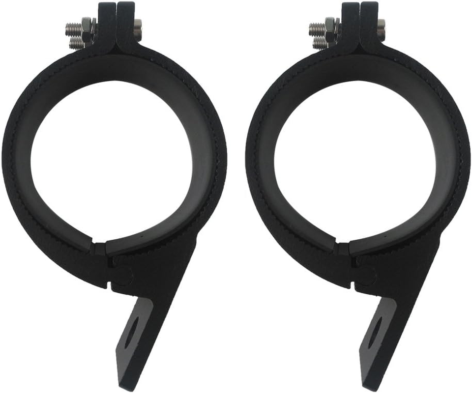 Audak 1 Pair 2.5 Inch Aluminum Mounting Bracket Tube Clamp for Bullbar Roof Rack Roll Cage (63.5-66Mm/2.5-2.6 Inch Adjustable) image number 2