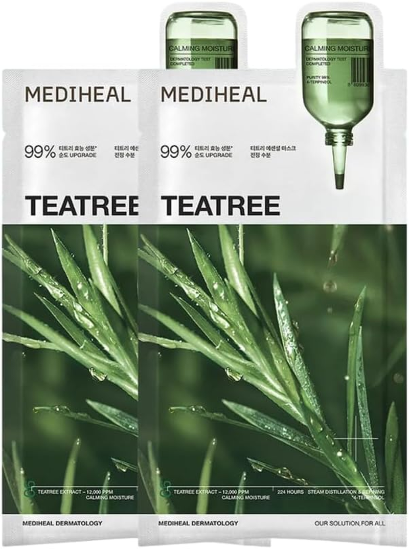 Sheet Mask New Essential HERO 14 Pack (Collagen, Ceramide, Hyalunonate, Madecassoside, Rose PDRN, Teatree, Vitamide). Korean Beauty Promotion Set for Mediheal image number 1