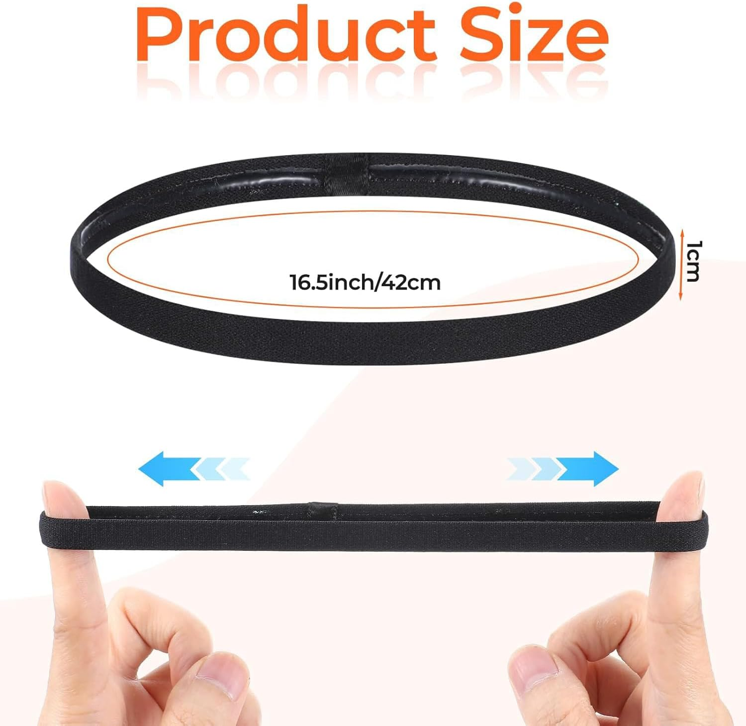 12-Pack Non-Slip Elastic Headbands for Sports & Workouts &ndash; Breathable Sweatbands for Running, Gym, Tennis, Yoga &ndash; 12 Vibrant Colors, Anti-Slip Design, Reusable & Stretchy for Men & Women ﻿ image number 1