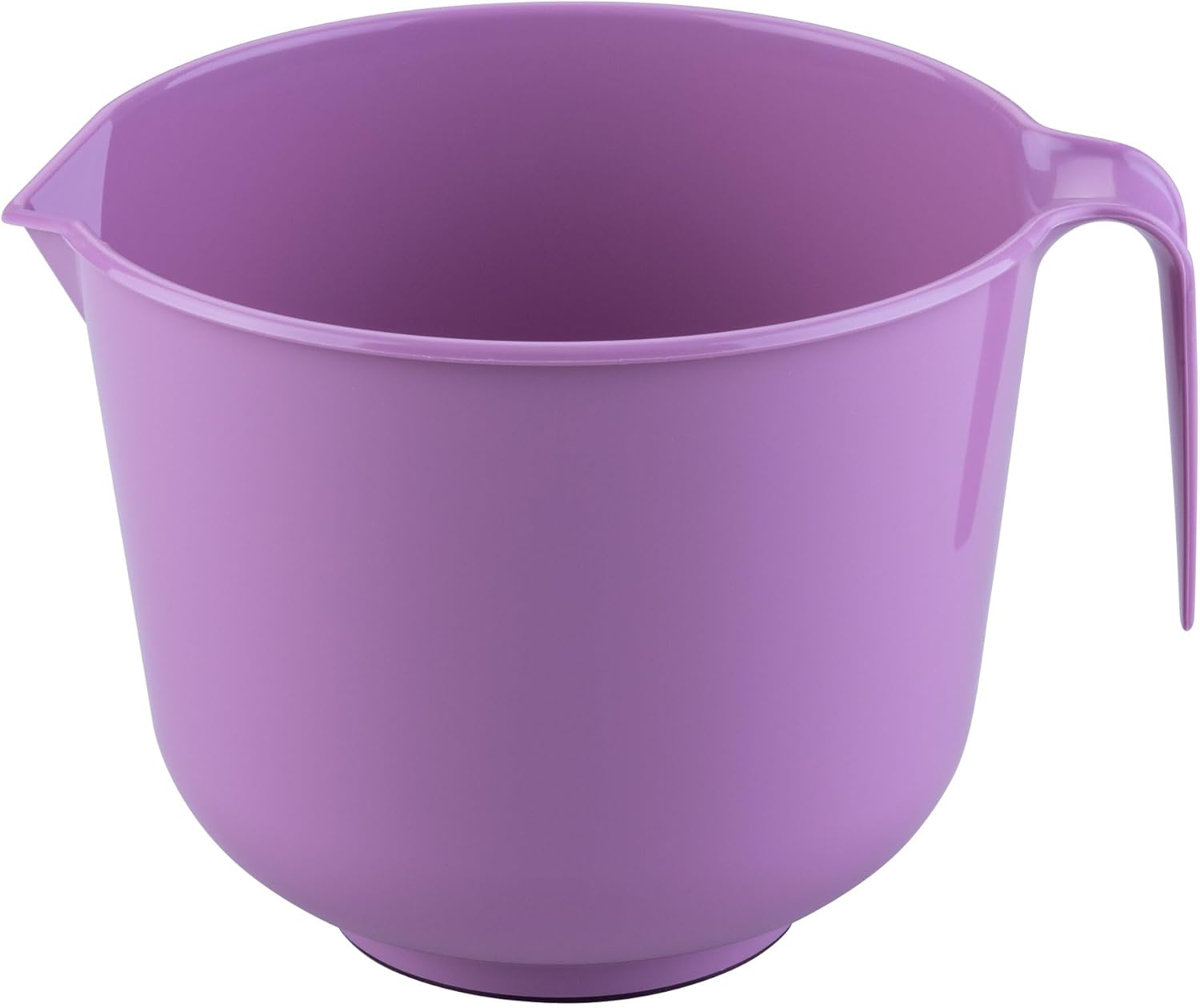 Zenker Sweet Sensation Mixing Bowl 2.5 L with Handle, Non-Slip Base and Dishwasher Safe, PP, 22 X 18 X 15 Cm, Frozen Rose - Ideal for Baking and Cooking Lovers image number 1