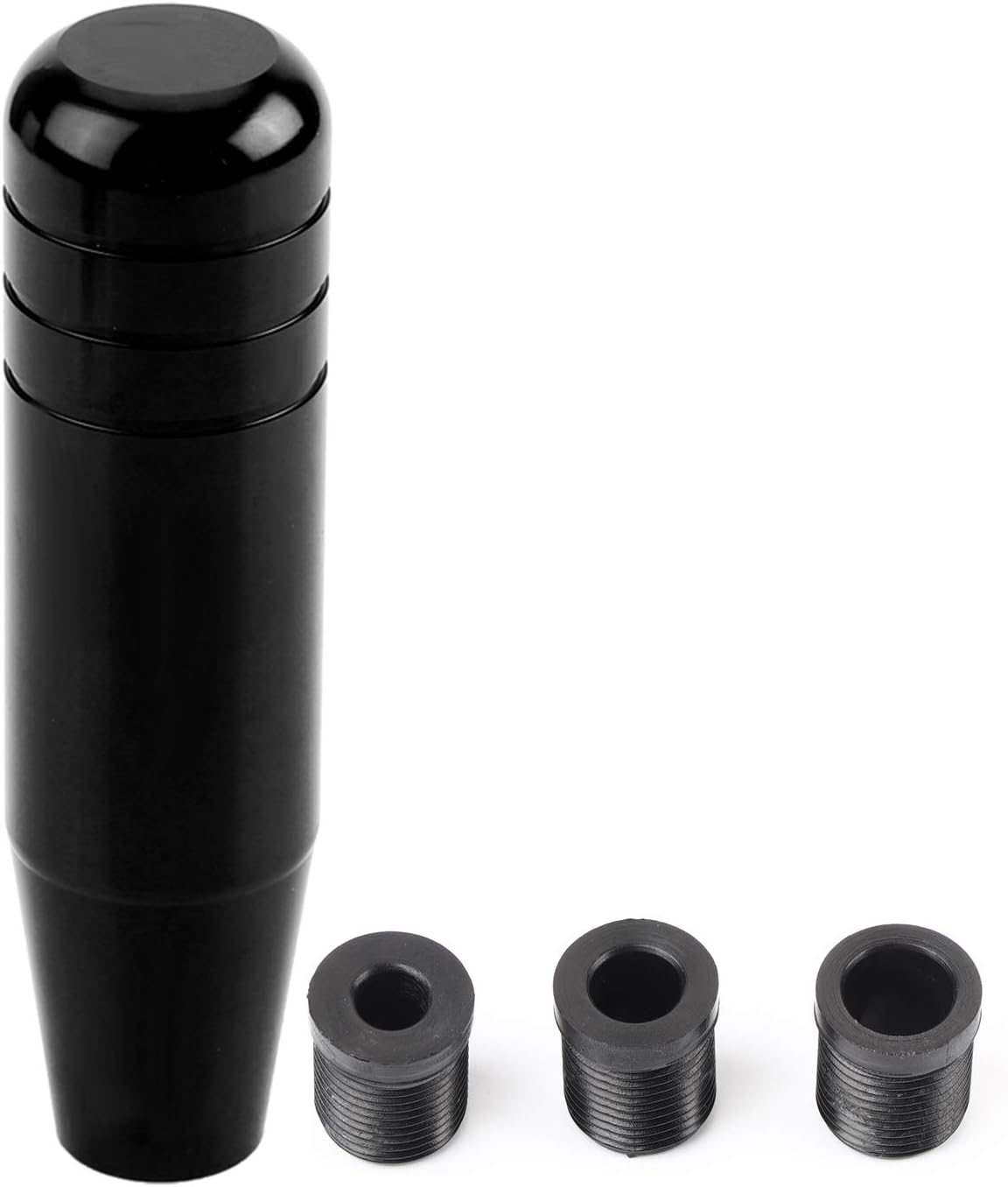 Akozon Universal Blue Aluminum Alloy Manual Car Gear Shift Knob Handle Shifter Lever 13Cm (Black) image number 5