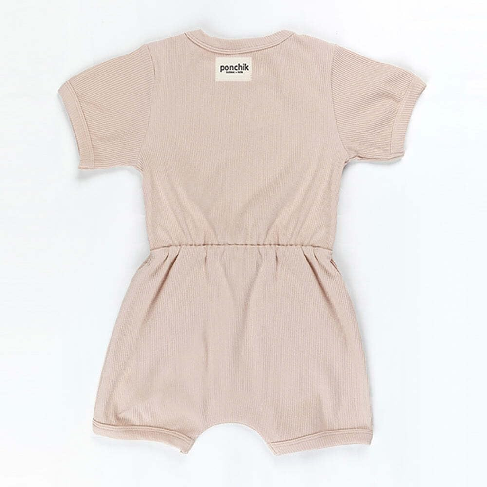 Ponchik Babies Cotton Ribbed Romper image number 2