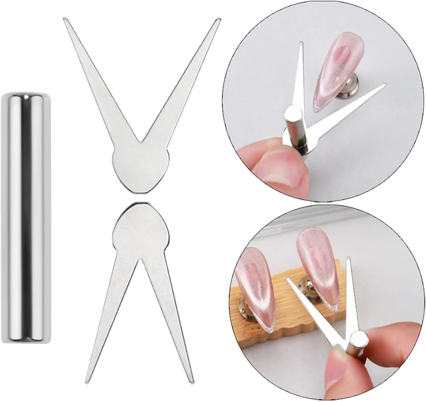 Magnet for Nail Polish - Double-Head Powerful Magnetic Manicure Tool,Nail Design Magnet Tools | for Women Wife Daughter Girlfriend Adults Lovers image number 4