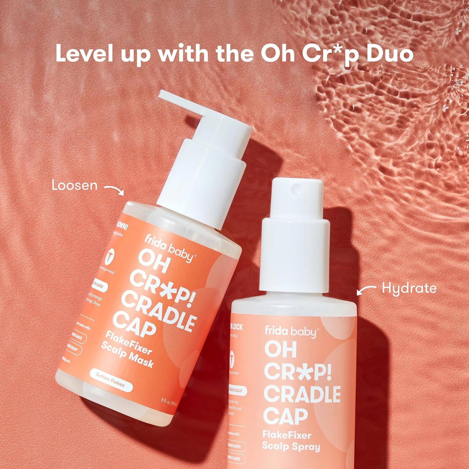 The 3-Step Cradle Cap System by Fridababy | Dermafrida the Flakefixer | Sponge, Brush, Comb and Storage Stand for Babies with Cradle Cap image number 1