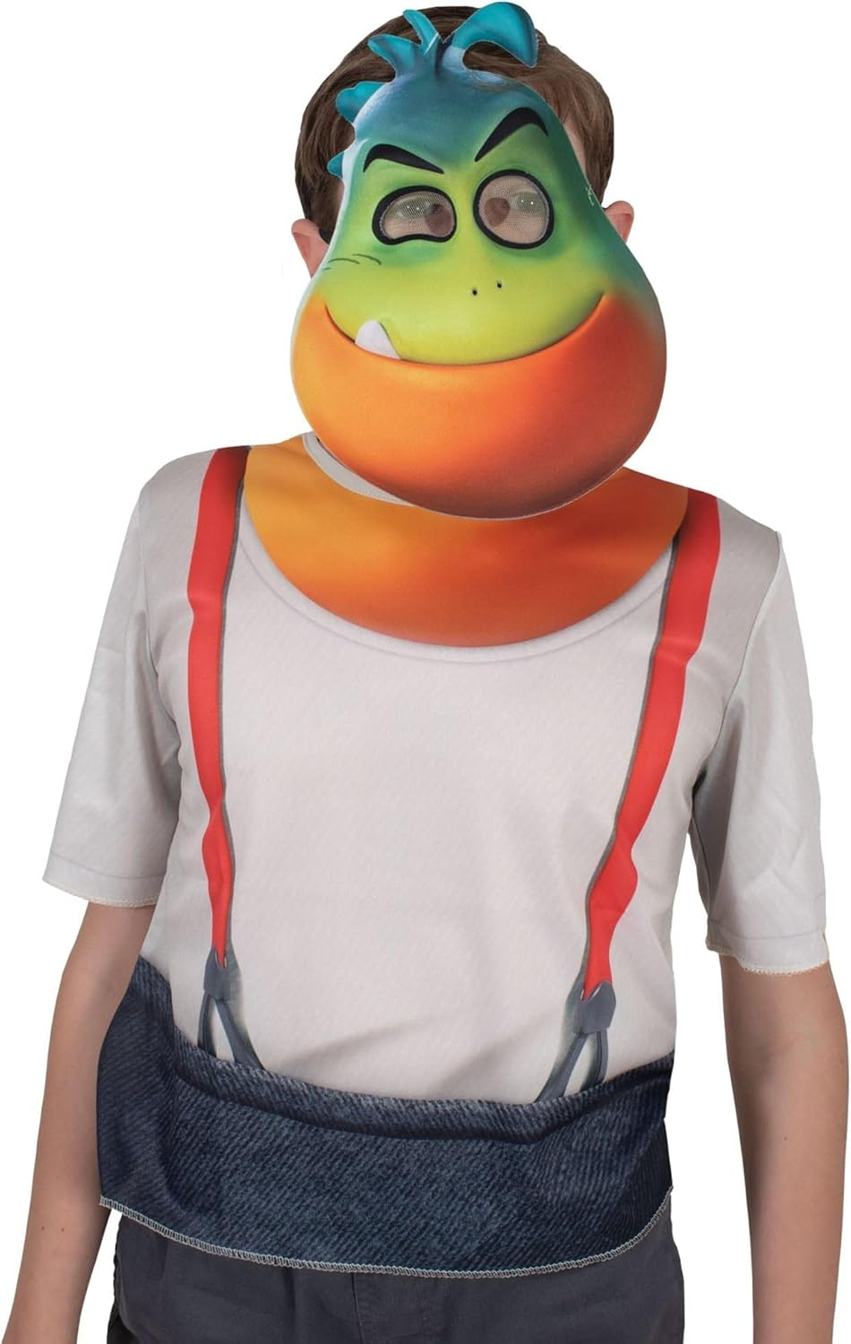 Mr Piranha Costume Top & Mask Set for Kids - the Bad Guys image number 1