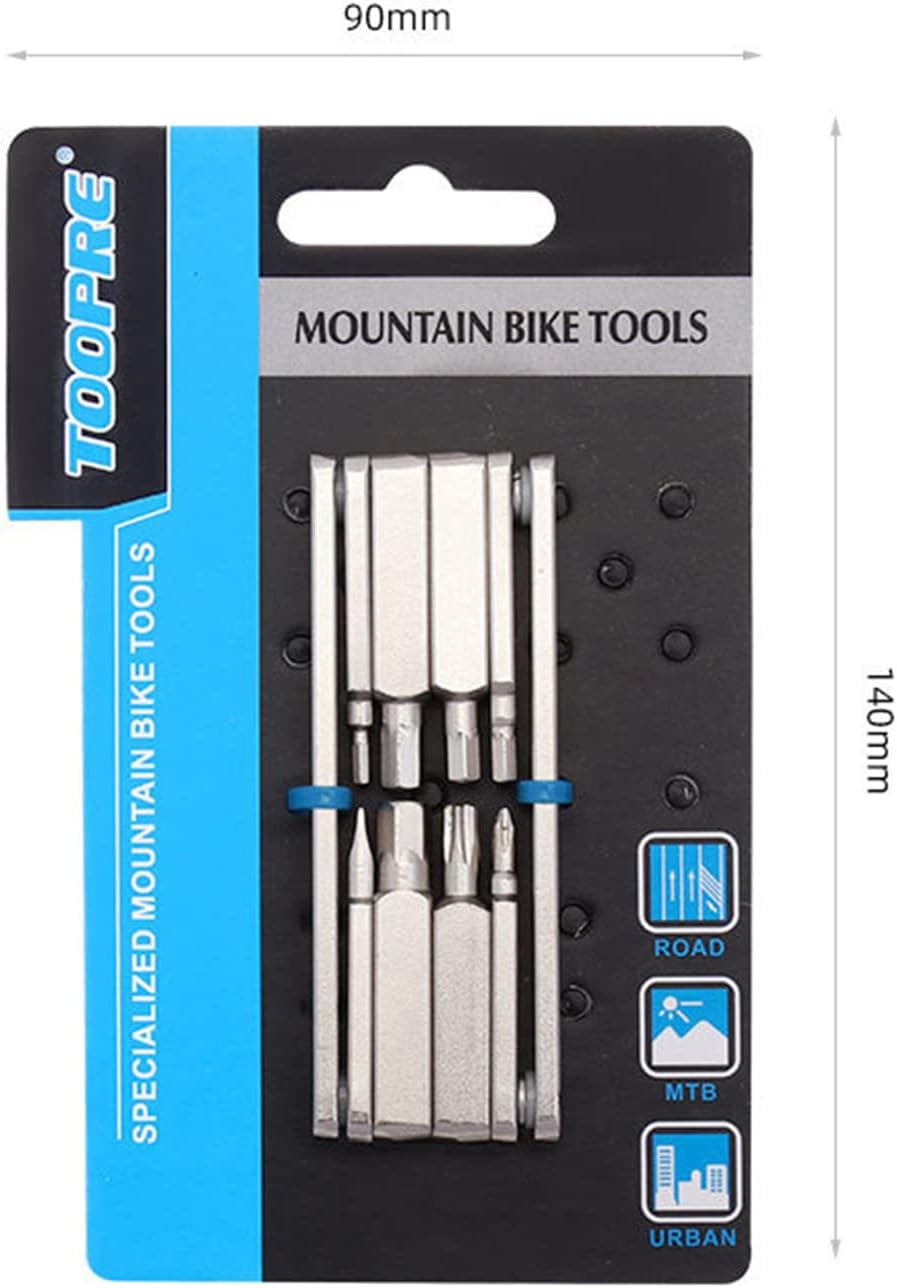 Bike Multi Repair Tool , 8 in 1 Multifunction Compact and Lightweight Repair Kit for Road and Mountain Bikes image number 1