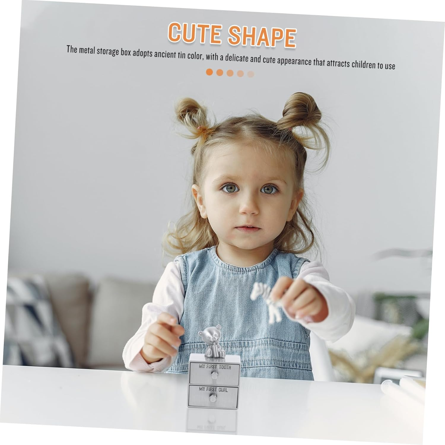 Healifty Teeth Storage Box Tooth Keepsake Drawer Type for Preserving and Hair at Home Go image number 2